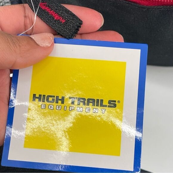 High Trails Equipment Boy’s Oxford Blue/Black/Crimson Reflective Backpack Large - Picture 13 of 16